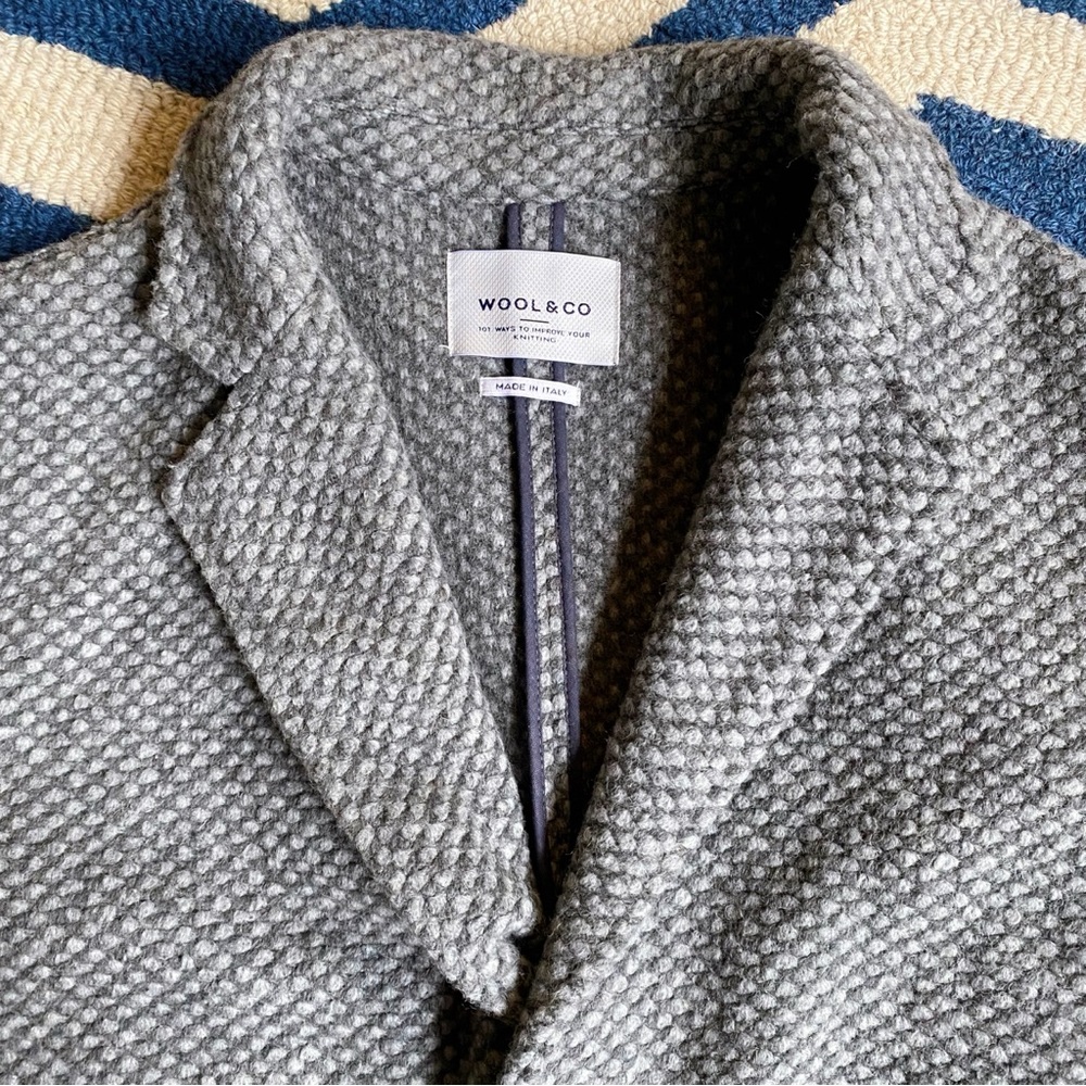 🩶 PLUS TALL WOOL & CO GREY CLASSIC WOOL BLEND WINTER COAT! - Picture 10 of 16